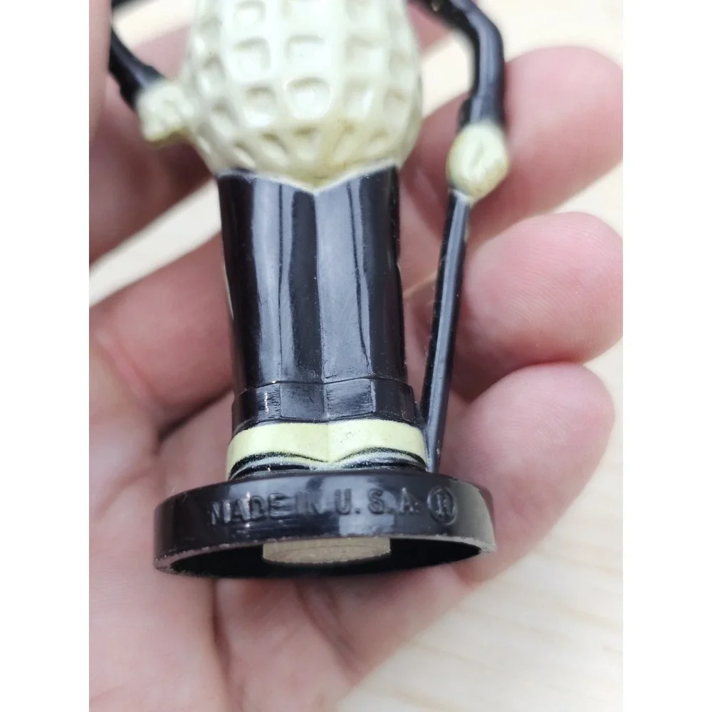 Vintage Planters Mr. Peanut Salt‎ and Pepper Shakers Made in USA Pyro 4